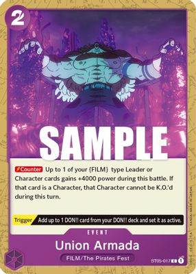 Union Armada ST05-017 card