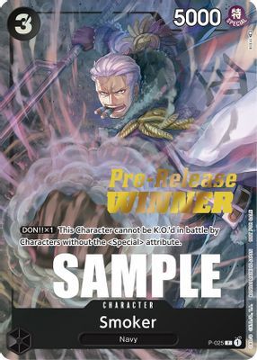 Smoker P-025 card