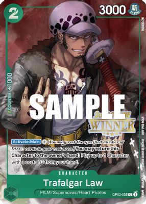 Trafalgar Law OP02-035 card