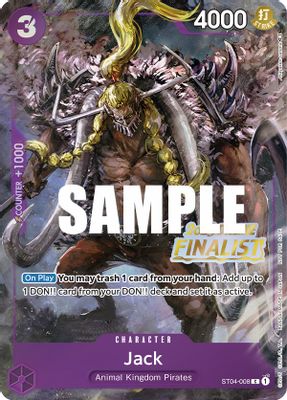 Jack ST04-008 card