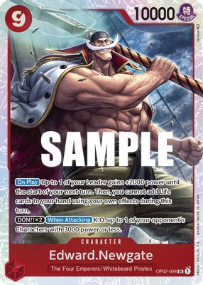 Edward.Newgate OP02-004 card