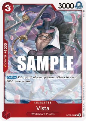 Vista OP02-011 card