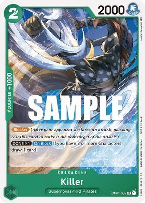 Killer OP01-039 card