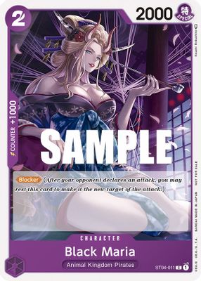 Black Maria ST04-011 card
