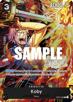 Koby OP02-098 card