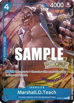 Marshall.D.Teach ST03-014 card