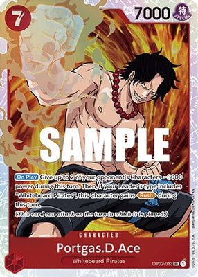 Portgas.D.Ace OP02-013 card