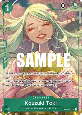 Kouzuki Toki OP02-031 card