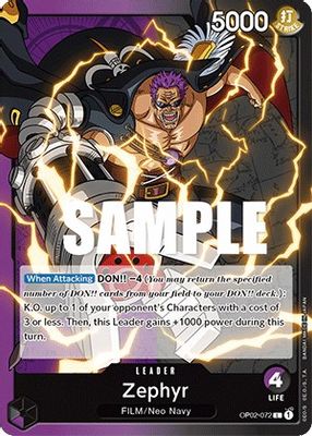 Zephyr OP02-072 card