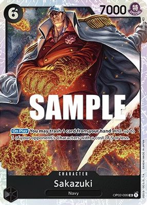 Sakazuki OP02-099 card