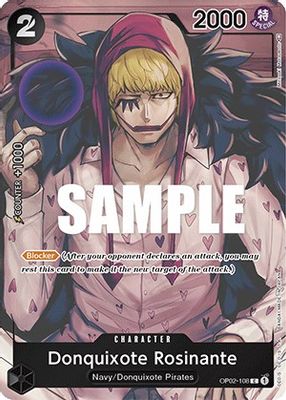 Donquixote Rosinante OP02-108 card