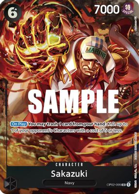Sakazuki OP02-099 card