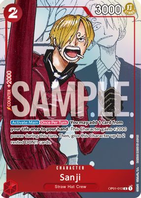 Sanji OP01-013 card