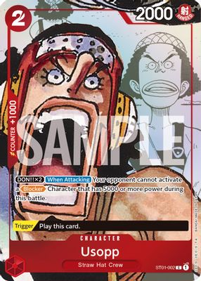 Usopp ST01-002 card
