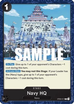 Navy HQ ST06-017 card