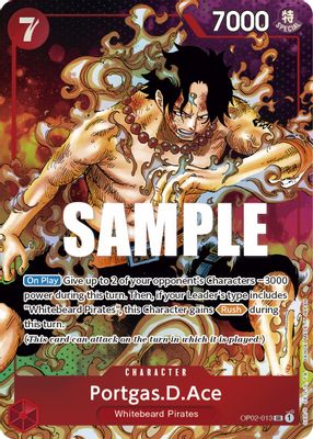 Portgas.D.Ace OP02-013 card