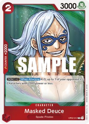 Masked Deuce OP02-017 card