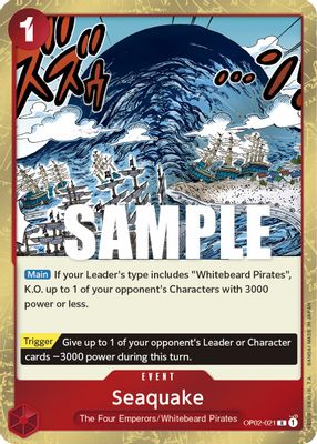 Seaquake OP02-021 card