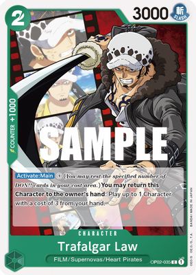 Trafalgar Law OP02-035 card