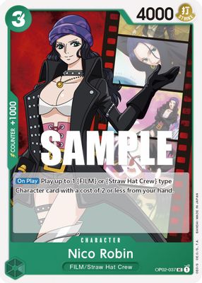 Nico Robin OP02-037 card