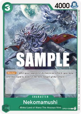 Nekomamushi OP02-038 card