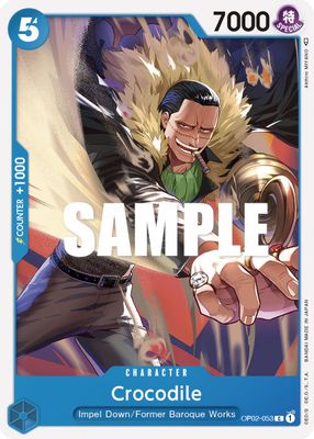 Crocodile OP02-053 card