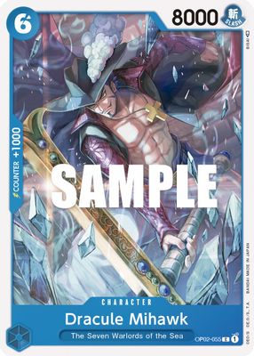 Dracule Mihawk OP02-055 card
