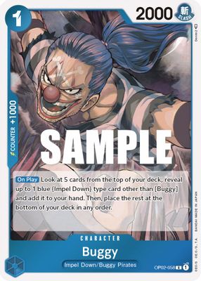 Buggy OP02-058 card