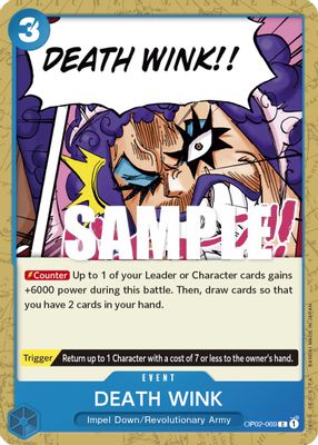 DEATH WINK OP02-069 card