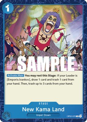 New Kama Land OP02-070 card