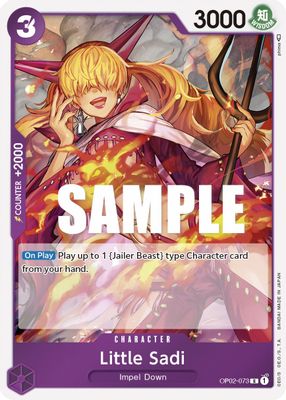 Little Sadi OP02-073 card