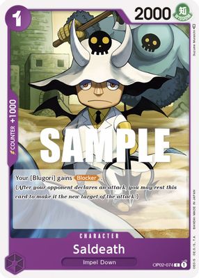 Saldeath OP02-074 card