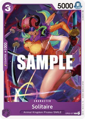 Solitaire OP02-077 card