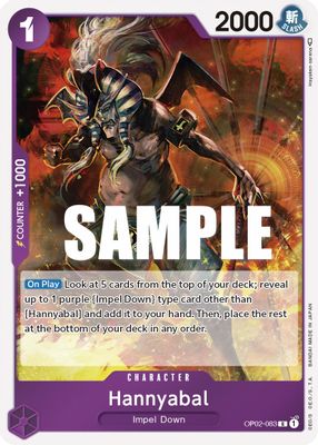 Hannyabal OP02-083 card