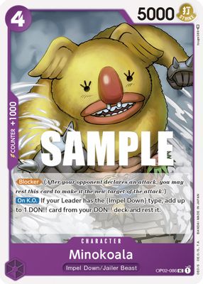 Minokoala OP02-086 card