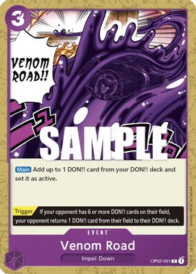 Venom Road OP02-091 card