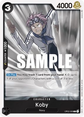 Koby OP02-098 card