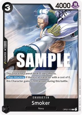 Smoker OP02-102 card