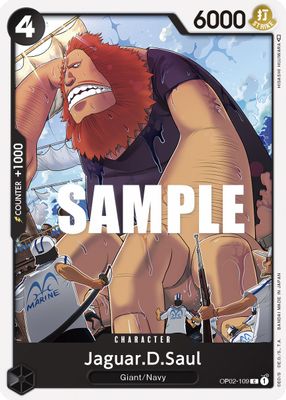 Jaguar.D.Saul OP02-109 card