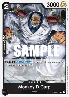 Monkey.D.Garp OP02-115 card