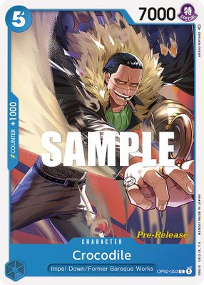 Crocodile OP02-053 card