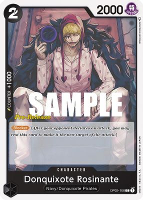 Donquixote Rosinante OP02-108 card
