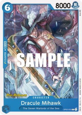 Dracule Mihawk OP02-055 card