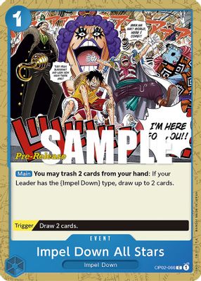 Impel Down All Stars OP02-066 card