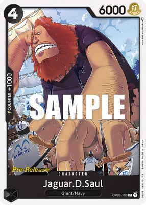 Jaguar.D.Saul OP02-109 card