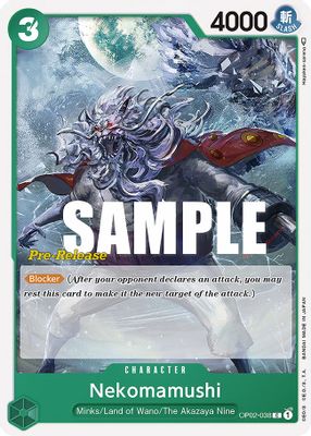 Nekomamushi OP02-038 card