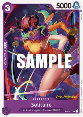 Solitaire OP02-077 card