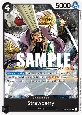 Strawberry OP02-101 card