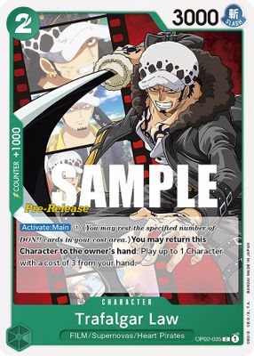 Trafalgar Law OP02-035 card
