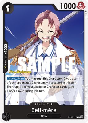 Bell-mere OP02-112 card